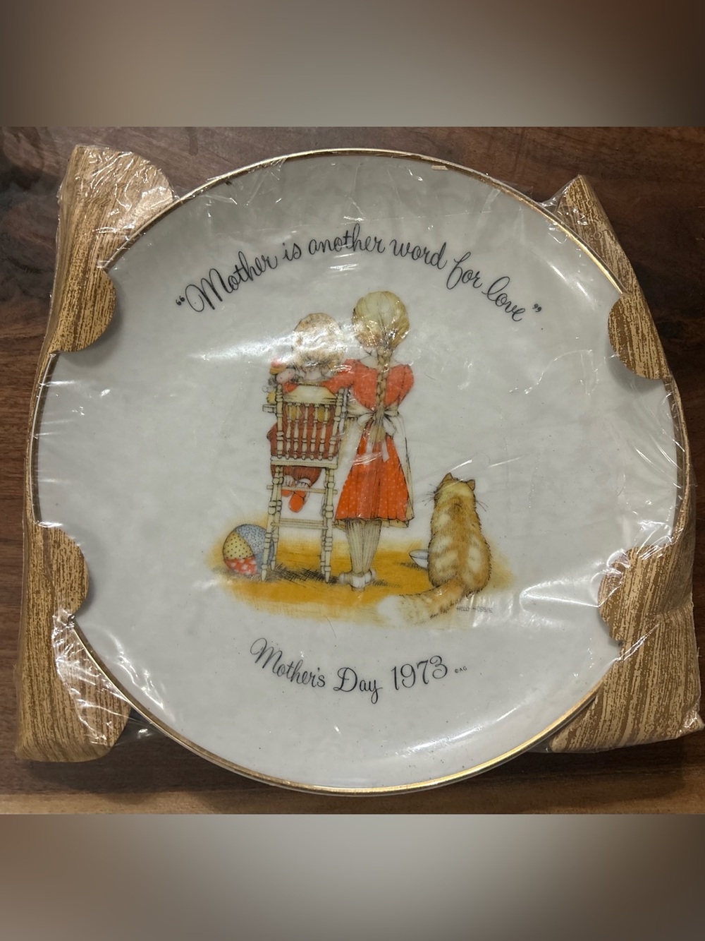 Vintage Holly Hobbie 1973 Commemorative Edition Mother’s Day Collector’s Plate